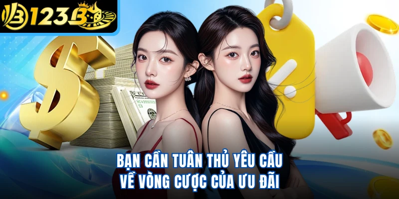 Bạn cần tuân thủ yêu cầu về vòng cược của ưu đãi